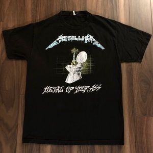 Metallica Metal Up Your Ass Glow In The Dark Short Sleeve Unisex T-shirt